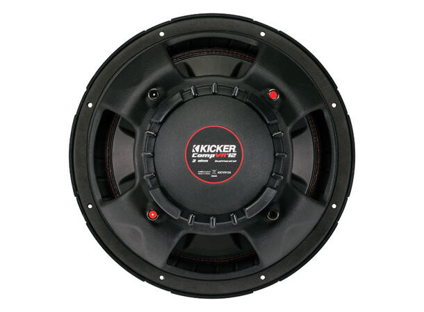 Kicker 43CVR122 - CompVR subwoofer 12", 400/800W RMS/Max, 2 ohm DVC 
